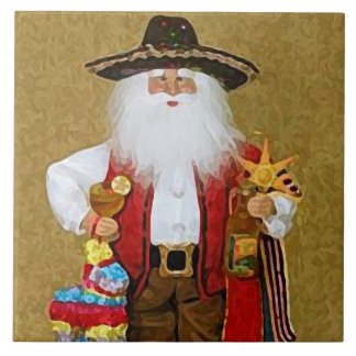 Carreau Le père noël texan du sud-ouest mexicain