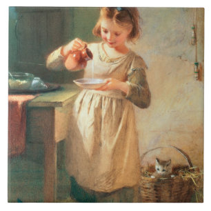 Carreau Le petit déjeuner de Kitty