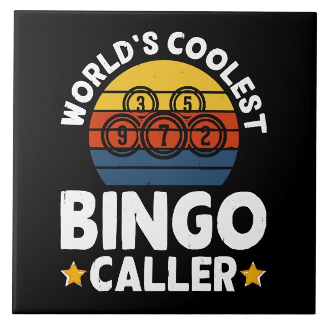 Carreau Le plus cool des animateurs de bingo au monde (Devant)