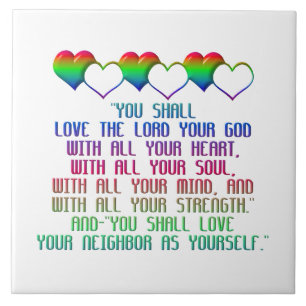 Carreau Le plus grand commandement