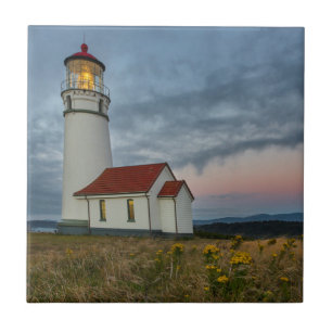 Carreau Le plus vieux phare de l'Oregon dans l'état de Ca