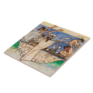 Carreau Le poisson mijoté Jan Toorop