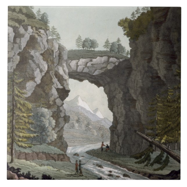 Carreau Le pont de roche, la Virginie, de 'Le Costume (Devant)