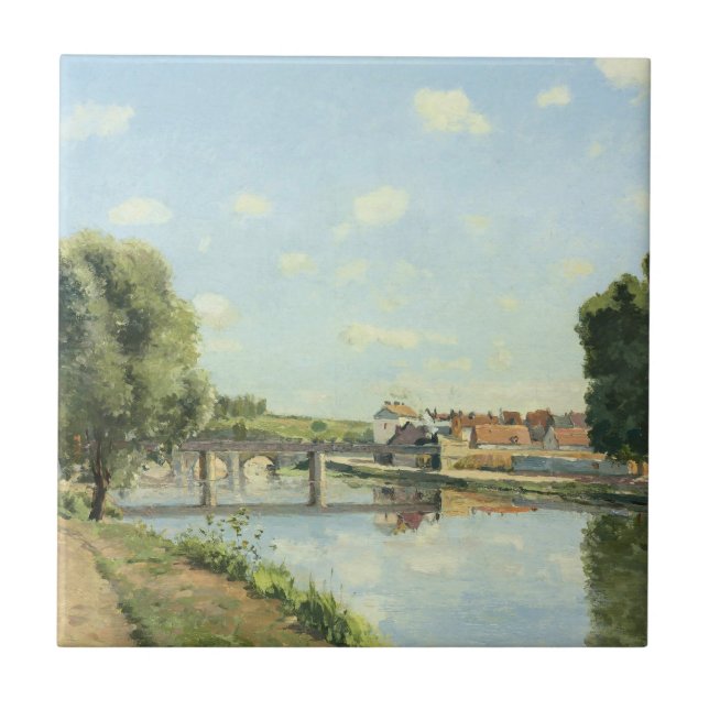 Carreau Le Pont Du Chemin De Fer Camille Pissarro (Devant)