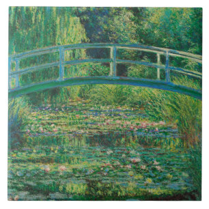 Carreau Le pont japonais (Water-Lily Pond), Monet