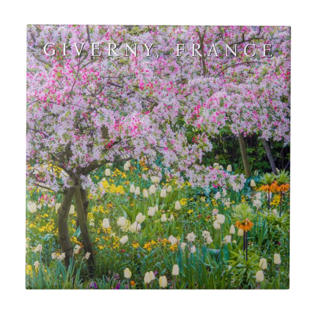 Carreau Le printemps dans le jardin de Claude Monet (Devant)
