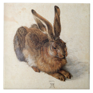 Carreau LE RABBIT ( Jeune lièvre ) par Albrecht Durer