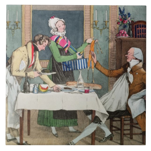 Carreau Le Restaurant, pub. par Rodwell et Martin, 1820 (c (Devant)
