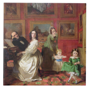Carreau Le Rev. et la Mme Palmer-Lovell avec leur fille