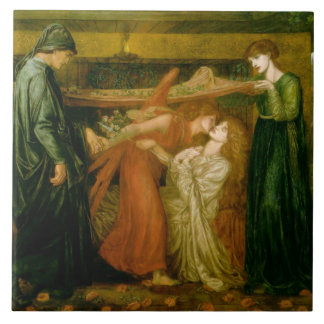 Carreau Le rêve de Dante par Gabriel Dante Rossetti