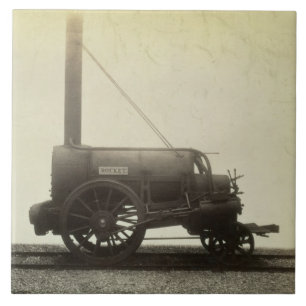 Carreau Le "Rocket" a conçu par George Stephenson (1781-1