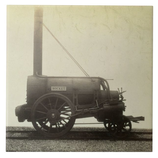 Carreau Le "Rocket" a conçu par George Stephenson (1781-1 (Devant)