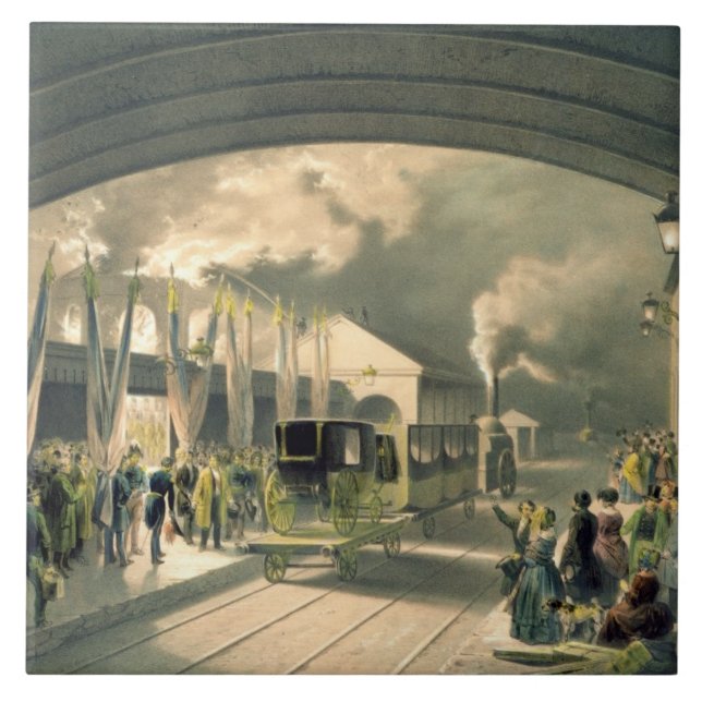 Carreau Le roi à la nouvelle station croisée (litho) (Devant)