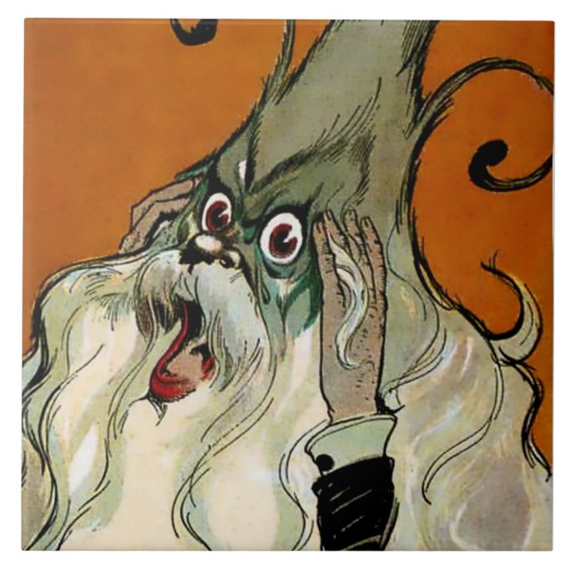 Carreau "Le roi Gnome" par John R Neill (Devant)