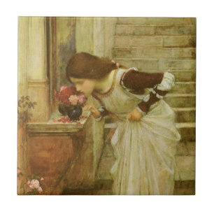 Carreau Le Sanctuaire de John William Waterhouse