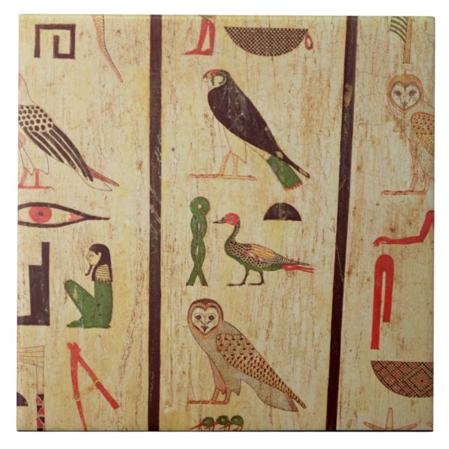 Carreau Le sarcophage du détail o de Psamtik I (664-610 (Devant)