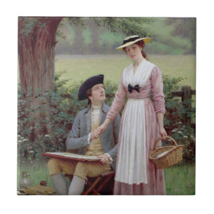 Carreau Le Seigneur de Burleigh et son Véritable Amour