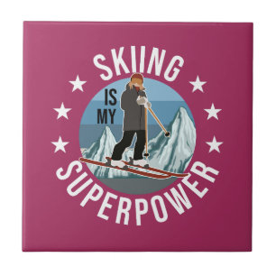 Carreau Le Ski Est Ma Superpuissance