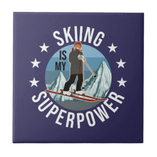 Carreau Le Ski Est Ma Superpuissance