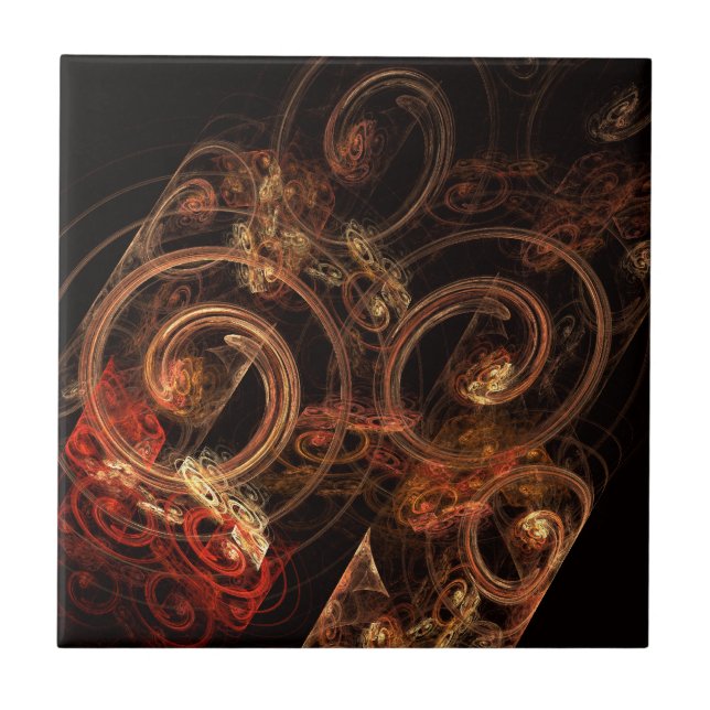 Carreau Le son de la musique Carrelage d'art Abstrait (Devant)