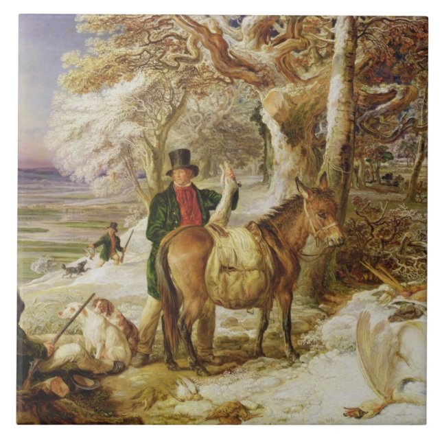 Carreau Le sport d'un jour, 1826 (huile sur la toile) (Devant)