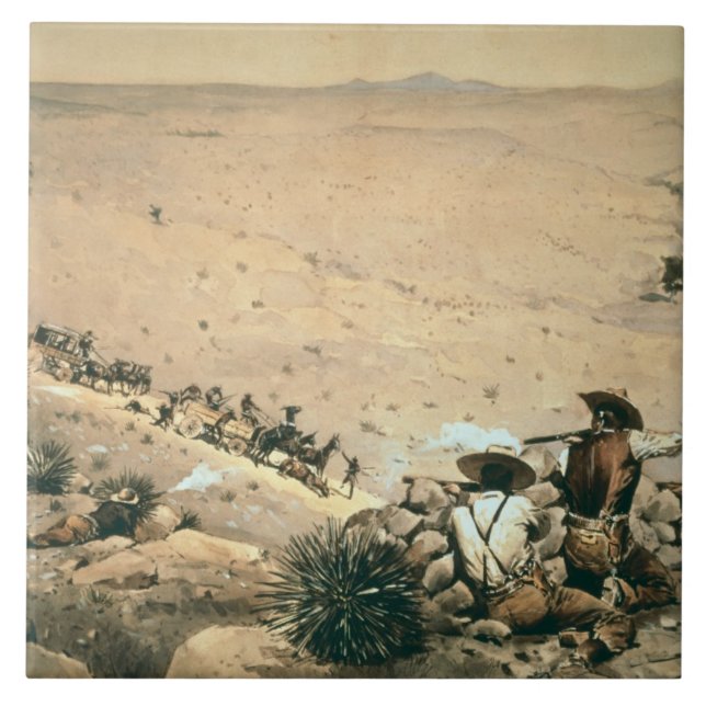 Carreau "Le support", c.1900 (huile sur la toile) (Devant)