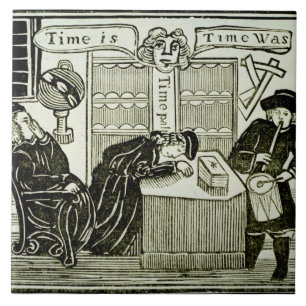 Carreau Le "temps est, temps était", copie d'une