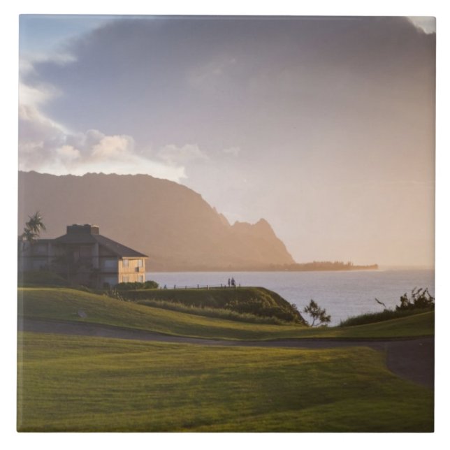 Carreau Le terrain de golf Makai à Princeville (Devant)