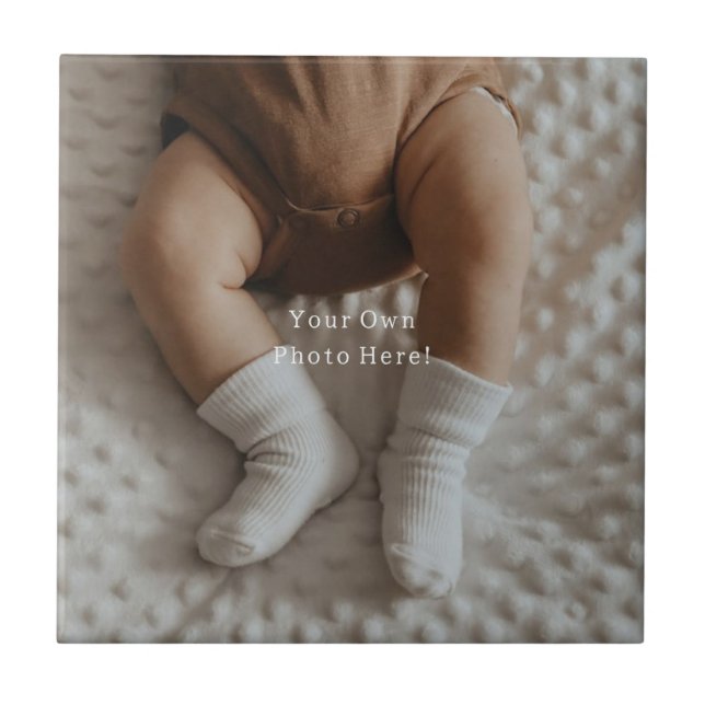 Carreau Le tirage du Ceramic Photo Your Own Picture. (Devant)