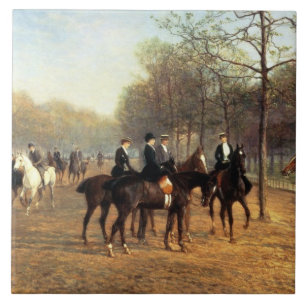 Carreau Le tour de matin, rangée putréfiée, Hyde Park,