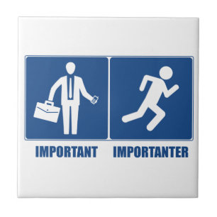 Carreau Le Travail Est Important, L'Exécution Est Importan