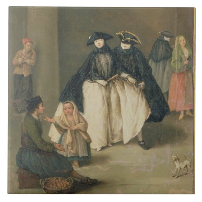 Carreau Le vendeur de fruit (Devant)