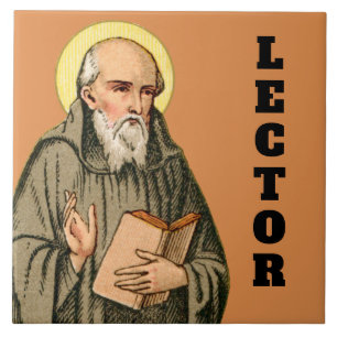 Carreau Le Vénérable Bede en tant que prédicateur (P 008)