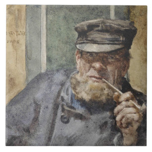 Carreau Le Vieux Loup de Mer (par Henry Scott Tuke)