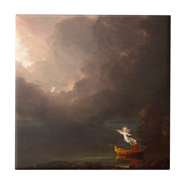 Carreau Le Voyage de la vie d'Age Thomas Cole 1842 (Devant)