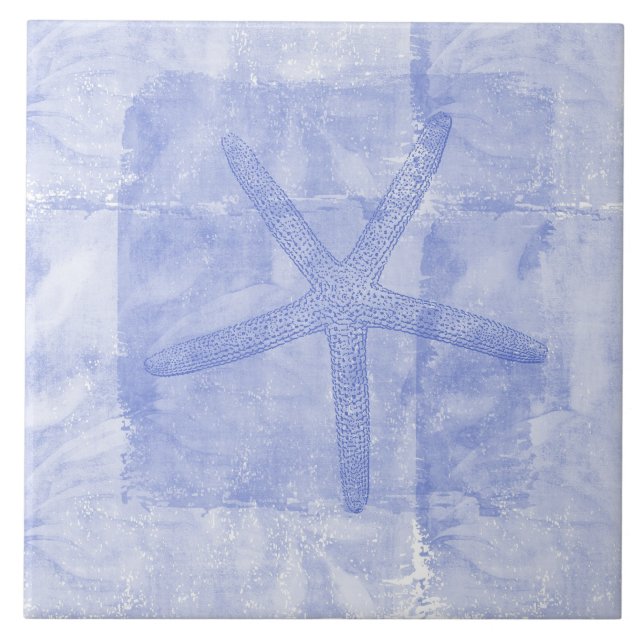 Carreau Le zen a inspiré des étoiles de mer de thème de (Devant)