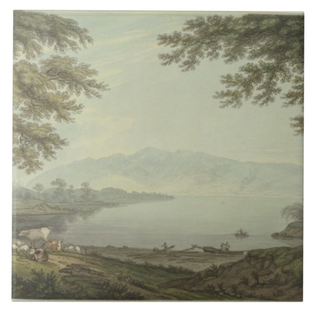 Carreau L'eau de Skiddaw et de Derwent (stylo et encre (Devant)