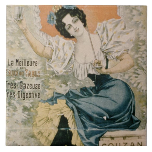 Carreau L'eau minérale naturelle f de Brault de publicité (Devant)