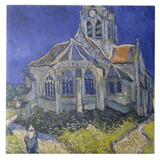 Carreau L'église d'Auvers par Vincent van Gogh