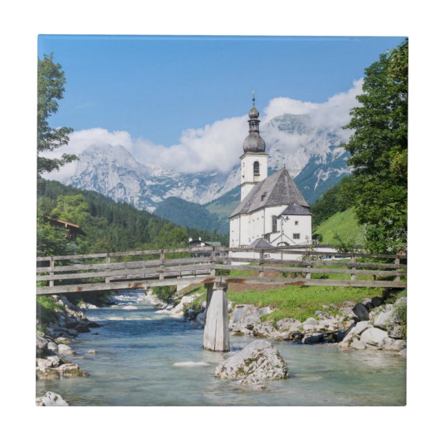 Carreau L'église paroissiale de Ramsau (Devant)