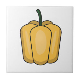 Carreau Légumes mignons motif poivre doux