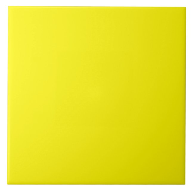 Carreau LEMON JAUNE (couleur fruitée solide) ~ (Devant)