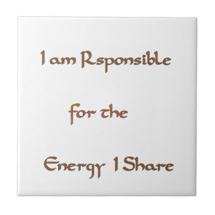 Carreau L'énergie à l'intérieur : l'énergie compte