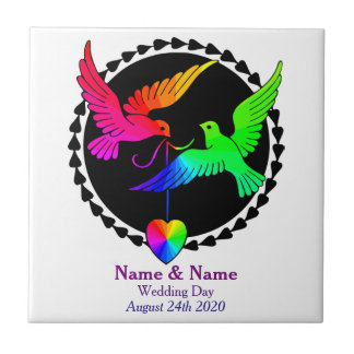 Carreau L'ensemble du Rainbow Gay Mariage Carrelage cadeau