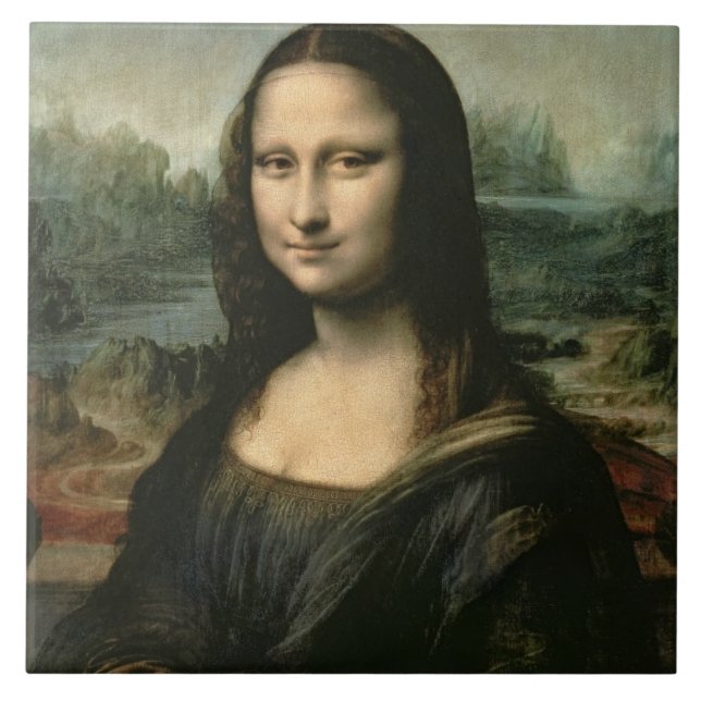 Carreau Leonardo Vinci | Mona Lisa, c.1503-6 (Devant)