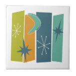Carreau L'Ère Atomique Rectangue Les Étoiles Boomerang Mid<br><div class="desc">Faites une déclaration dans votre projet de carrelage avec cette audacieuse céramique du milieu du siècle atomique. Avec ses rectangles, ses étoiles et son boomerang vert, bleu, orange, blanc et turquoise, l’avocatier est sûr d’avoir quelques "wows" !</div>