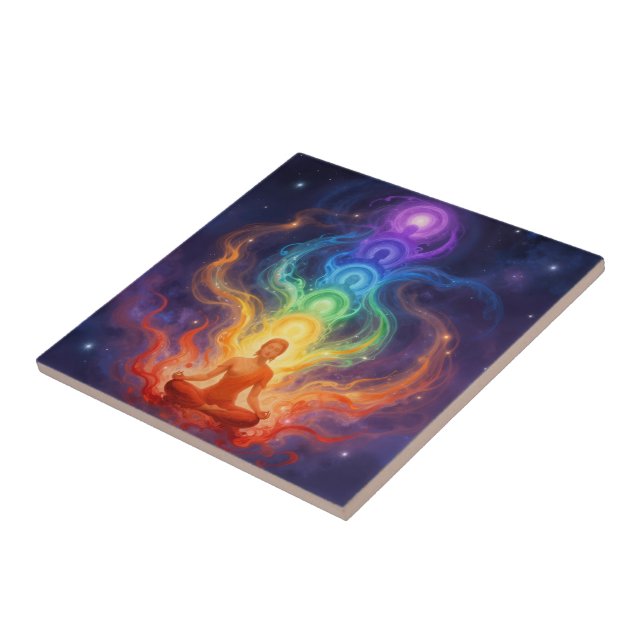 Carreau Les 7 chakras (Côté)