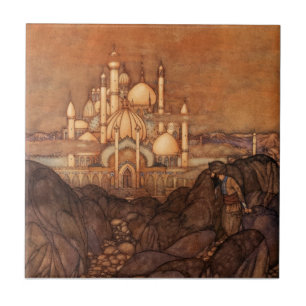 Carreau Les années 1900 vintages d'histoire d'Edmund Dulac