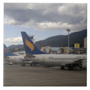 Carreau Les avions de ligne chinois de la compagnie intéri