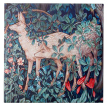 Les Cerfs dans la forêt, William Morris